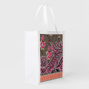 Reusable Grocery Bags with Logo Tote Shopping Bags