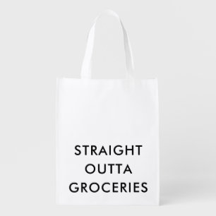 Reusable Grocery Minimalist Modern Tot Bag