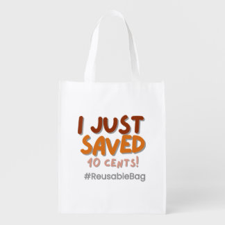 Reusable Grocery Store Tote Bag
