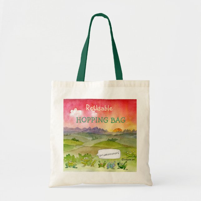 ReUsable Hopping Bag Tote (Front)
