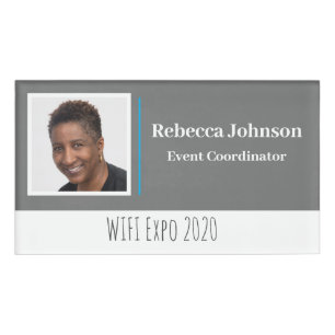 Reusable Magnetic Custom Event Name Tag