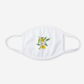 reusable  medical, lemon face mask (Front)