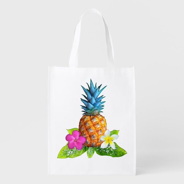 Reusable Pineapple Tote Bags (Front)