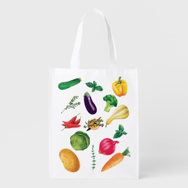 Reusable Shopping Bag - Vegetables (Front)
