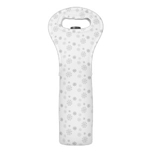 Reusable Snowflake White Wine Bag