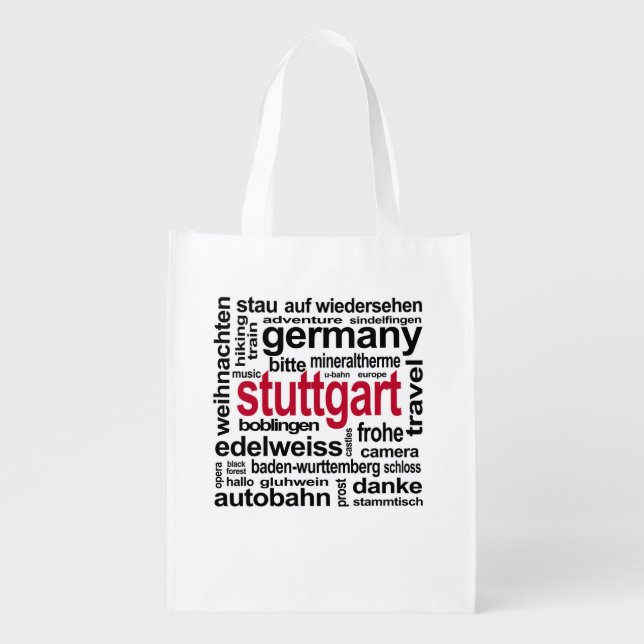 Reusable Tote Bag - Stuttgart (Front)