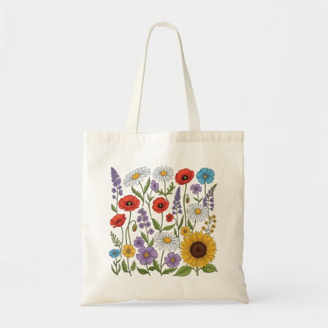 Reusable Tote Bag with Long Handles (Front)