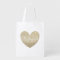 Reusable Tote - Glitter Heart Fab bridesmaid
