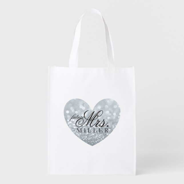 Reusable Tote - Heart Fab future Mrs. Market Tote (Front)