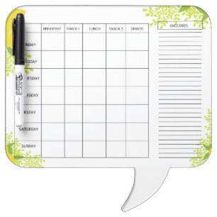 Reusable Weekly Planner & Organizer Dry Erase Board