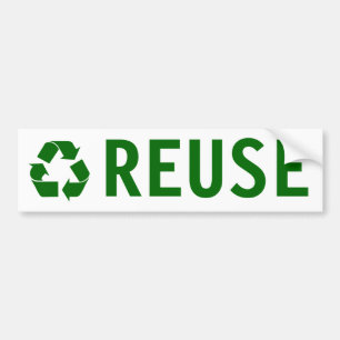 reuse bumper sticker