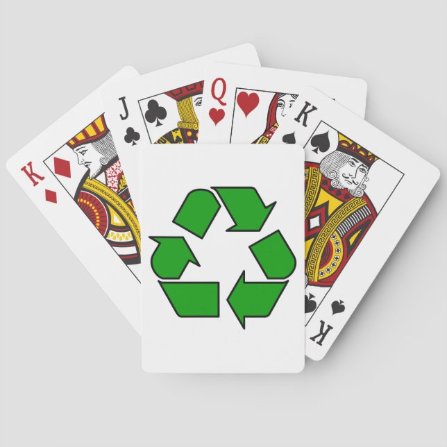 Reuse & Recycle Poker Cards (Back)