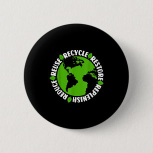 Reuse Recycle Restore Replenish Reduce Button