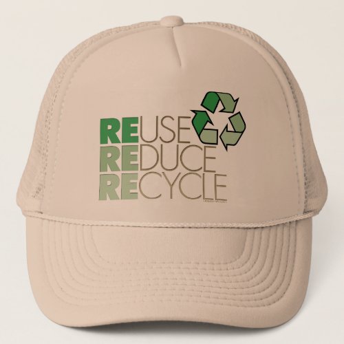 Reuse Reduce  Recycle Eco Hat