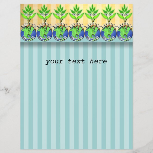 ReUse ReDuce ReCycle Flyer (Front)