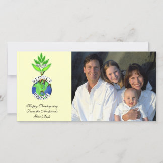 ReUse ReDuce ReCycle Holiday Card
