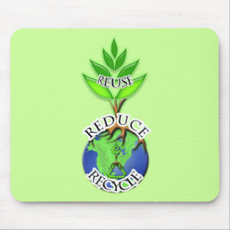 ReUse ReDuce ReCycle Mouse Pad