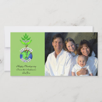 ReUse ReDuce ReCycle ReGive Holiday Card