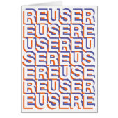 REUSER Text Art Message (Front)