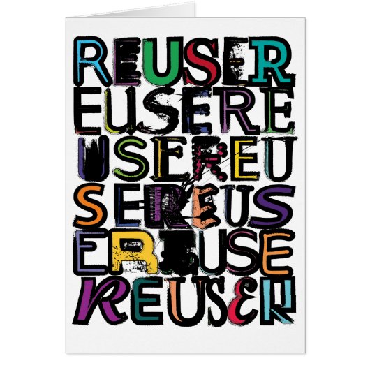 REUSER Text Message Cards (Front)