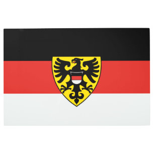 Reutlingen city flag germany symbol emblem coat ar metal print