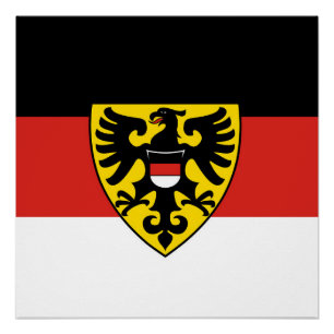 Reutlingen city flag germany symbol emblem coat ar poster