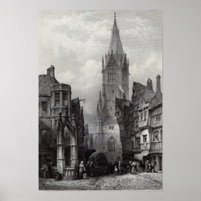 Reutlingen, engraved by J.J. Crew Poster (Front)