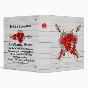 REV USE - Irish Blessing - See Back - 3 Ring Binder