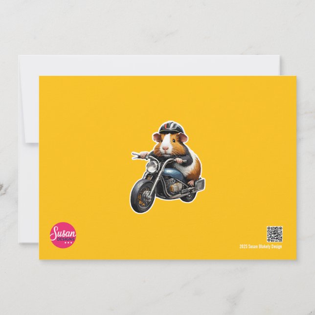 Rev your engines—it’s party time! invitation (Back)