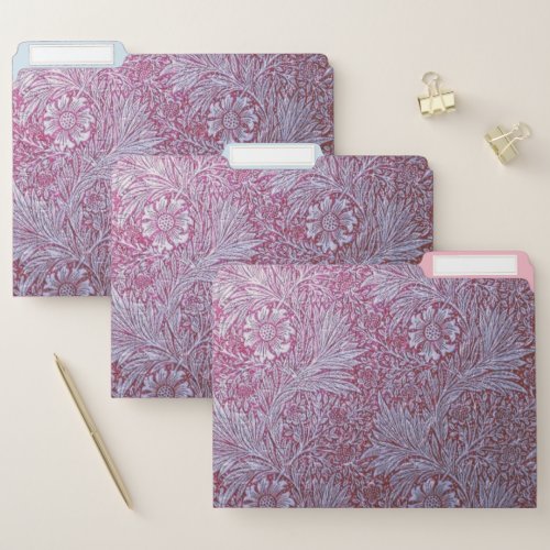 Revamped William Morris pattern floralsvintage File Folder