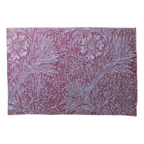 Revamped William Morris pattern floralsvintage Pillow Case