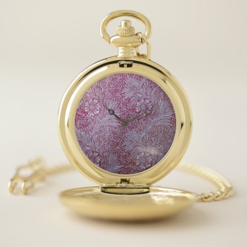 Revamped William Morris pattern floralsvintage Pocket Watch