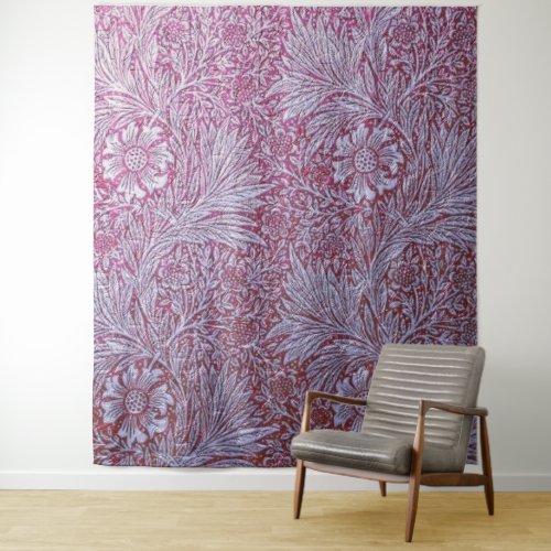 Revamped William Morris pattern floralsvintage Tapestry