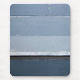 'Reveal' Blue and Grey Abstract Art Mouse Pad