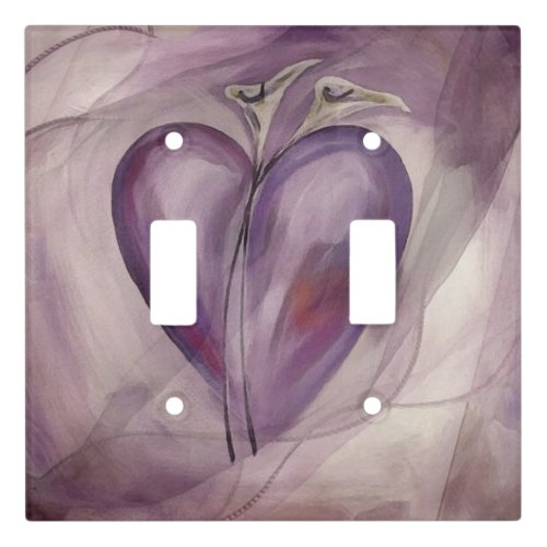 Revealing Heart Light Switch Cover