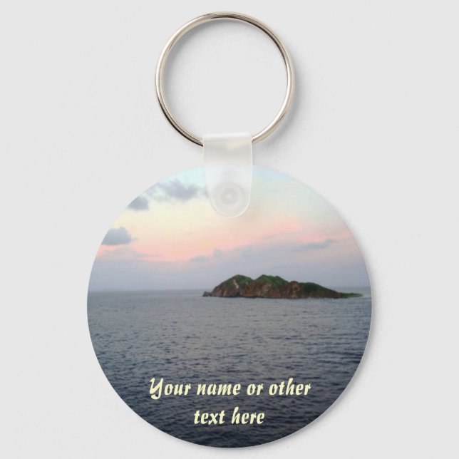 Revealing Light Personalized Keychain (Front)