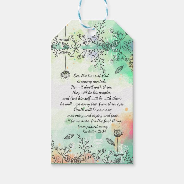 Revelation 21:34  gift tags (Front)