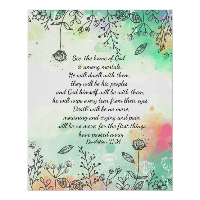 Revelation 21:34  poster (Front)