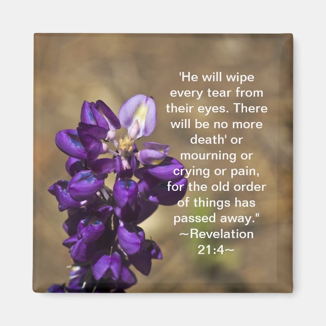 Revelation 21:4 magnet (Front)