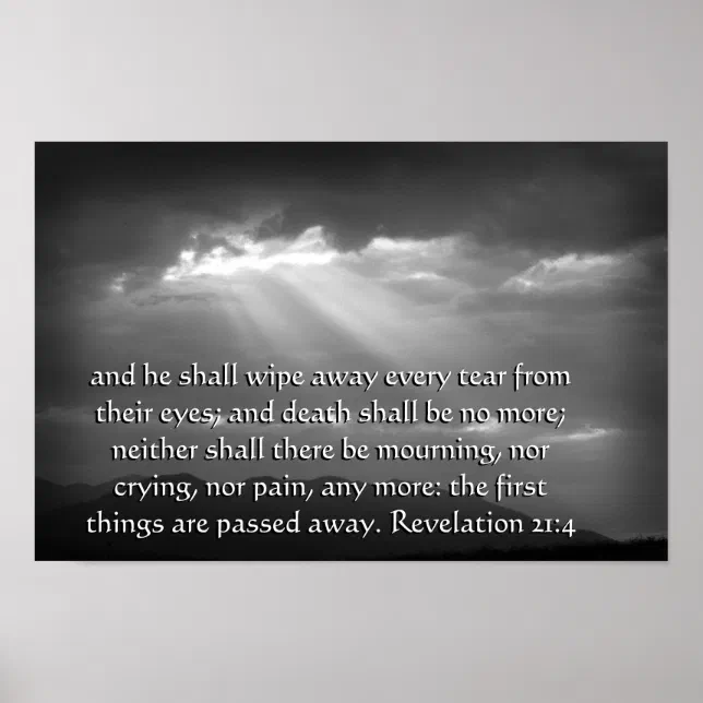 Revelation 21:4 poster | Zazzle