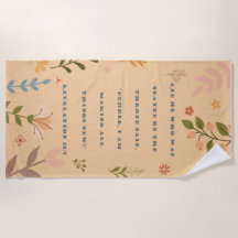 Revelation 21:5, Apricot Floral Christian