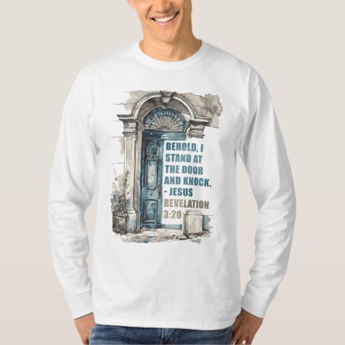 Revelation 320 I Stand at the Door and Knock T_Shirt
