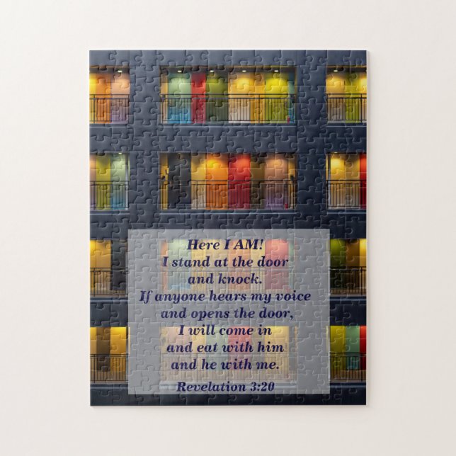 Revelation 3:20 Knocking on the Door  Jigsaw Puzzle (Vertical)