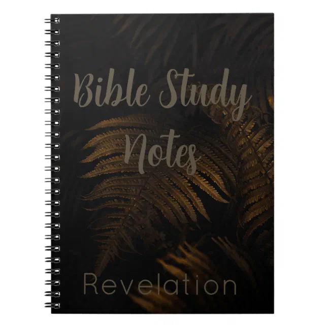 Revelation Bible Study Notes | Christian Scripture Notebook | Zazzle