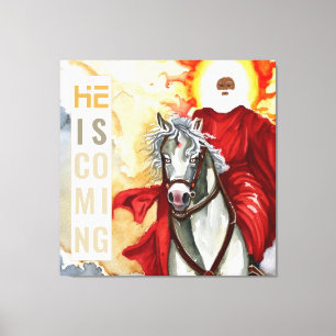 Revelation The Second Coming Armageddon Apocalypse Canvas Print