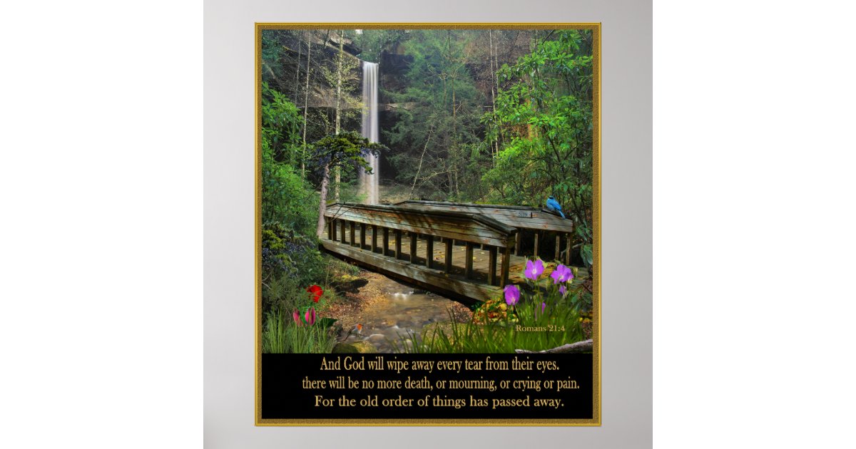 Revelations 21:4 poster | Zazzle
