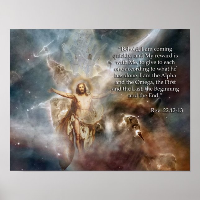 Revelations 22. 12-13 poster (Front)