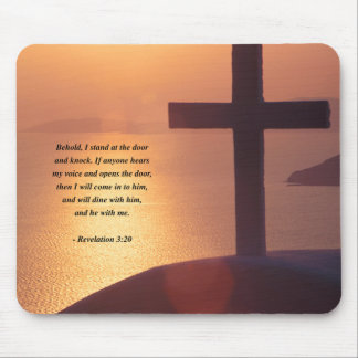 REVELATIONS 3:20 MOUSE PAD