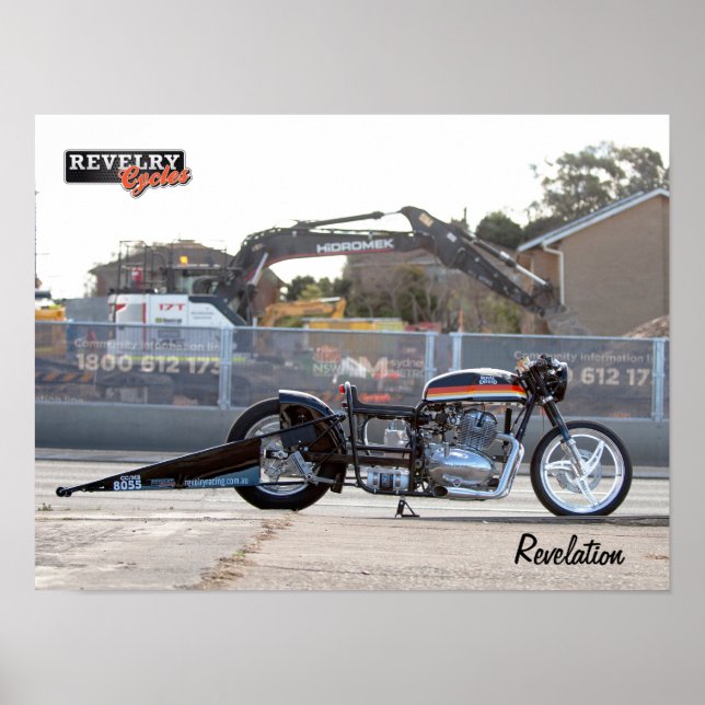 Revelry Racing Revelation Drag Bike Poster (Front)