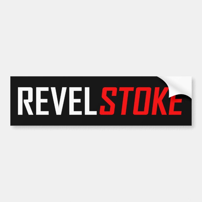 Revelstoke Bumper Sticker (Front)
